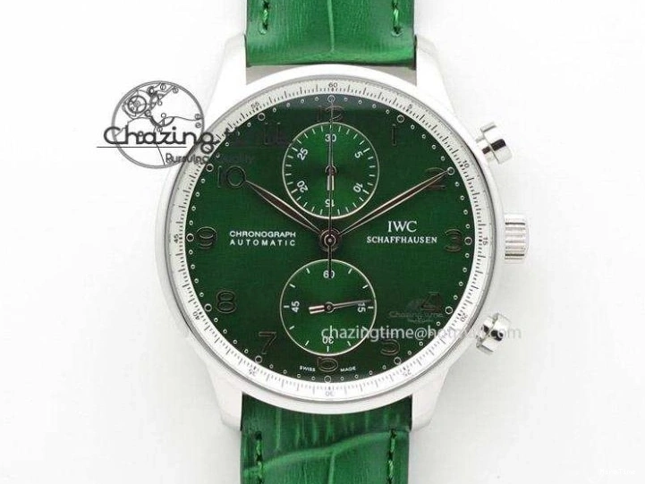 MIROTIME 0412 EasyCare Portuguese Real PR IW500705 ZF 1:1 Best Edition On Blue Leather Strap A52010 V 7310